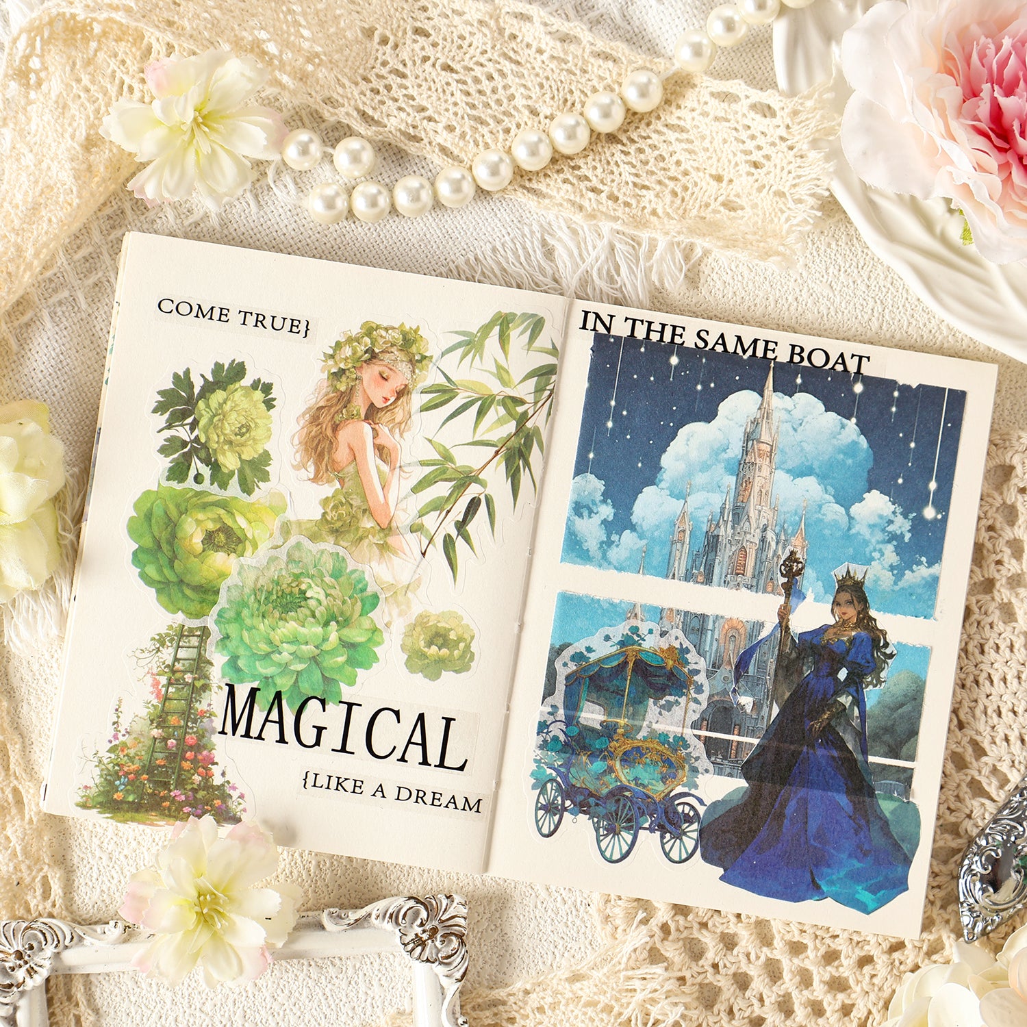 Beautiful Time Series Washi Sticker Book