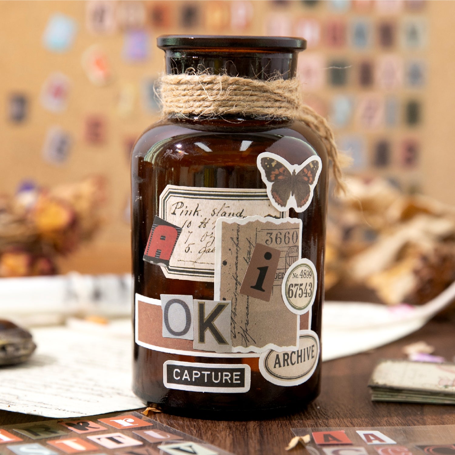 Belated Letters Sticker