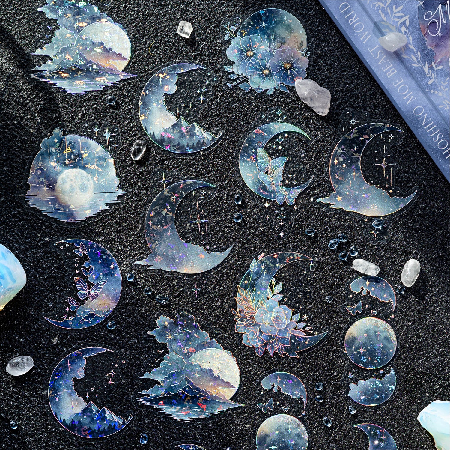 Mysterious Starry Sky Laser PET Tape