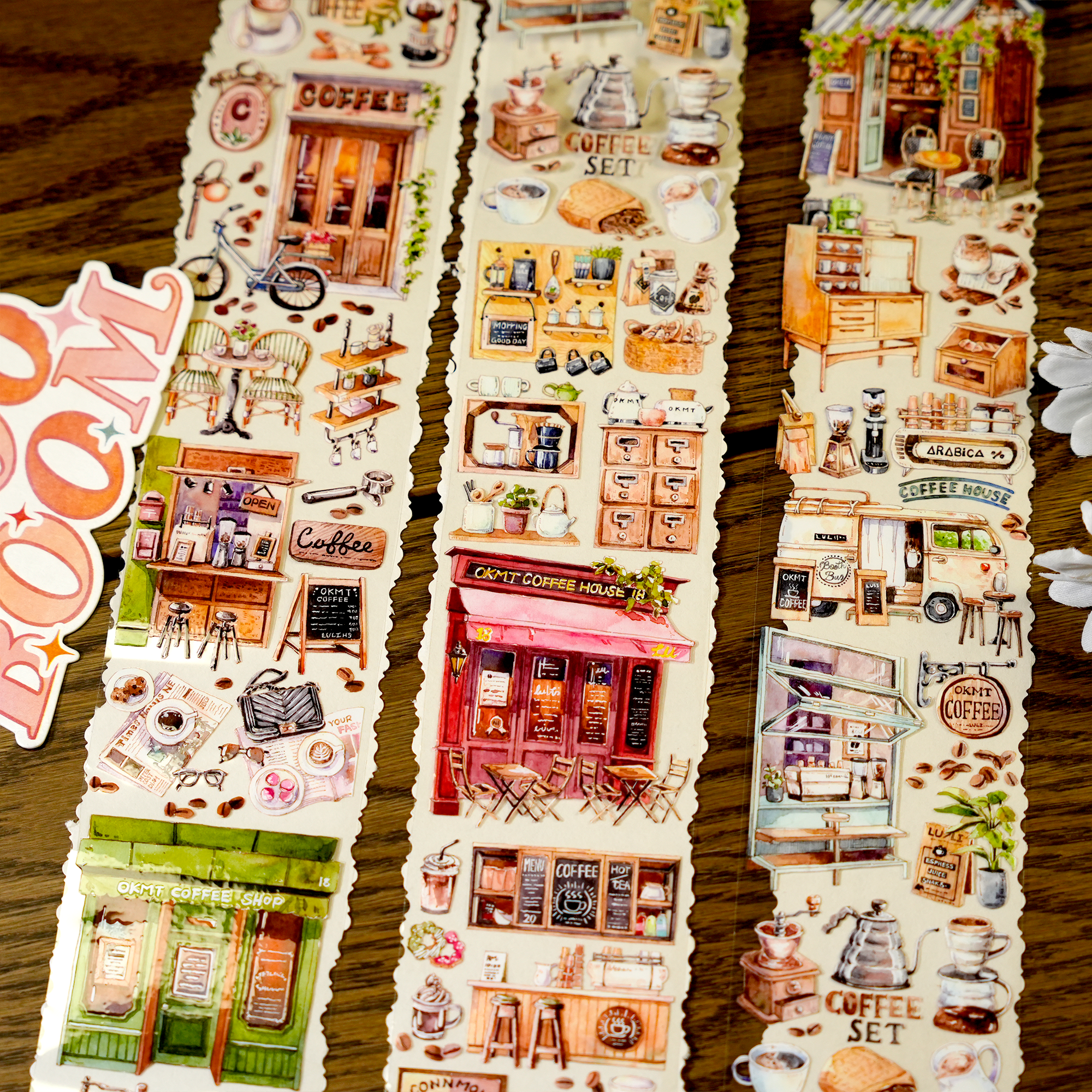 OKTM About The cafe PET Tape (7cm*100cm)