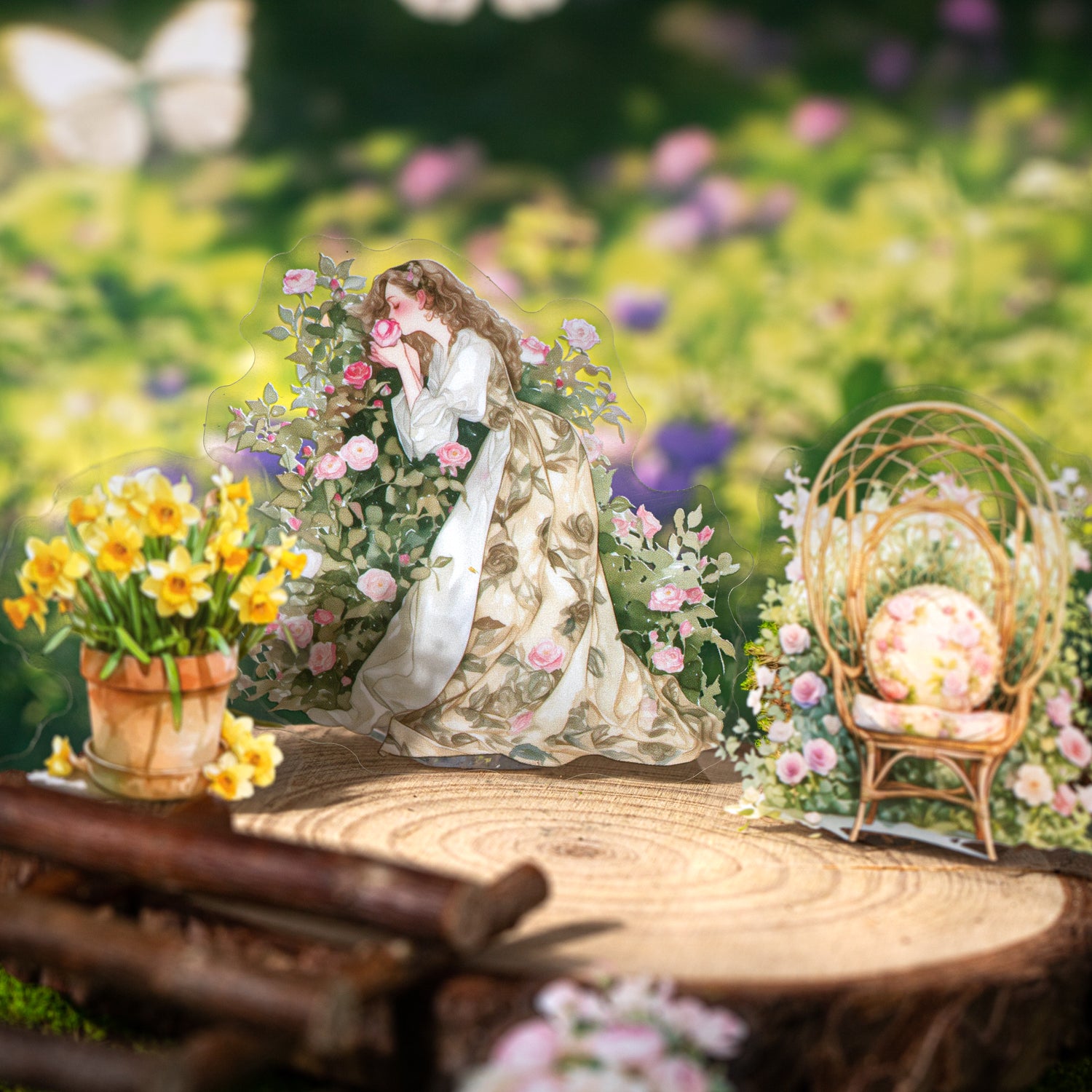 Green Garden PET Sticker