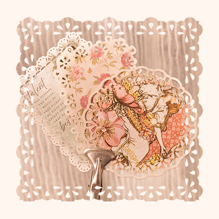 Light Vintage Lace Hollow Paper 20pcs