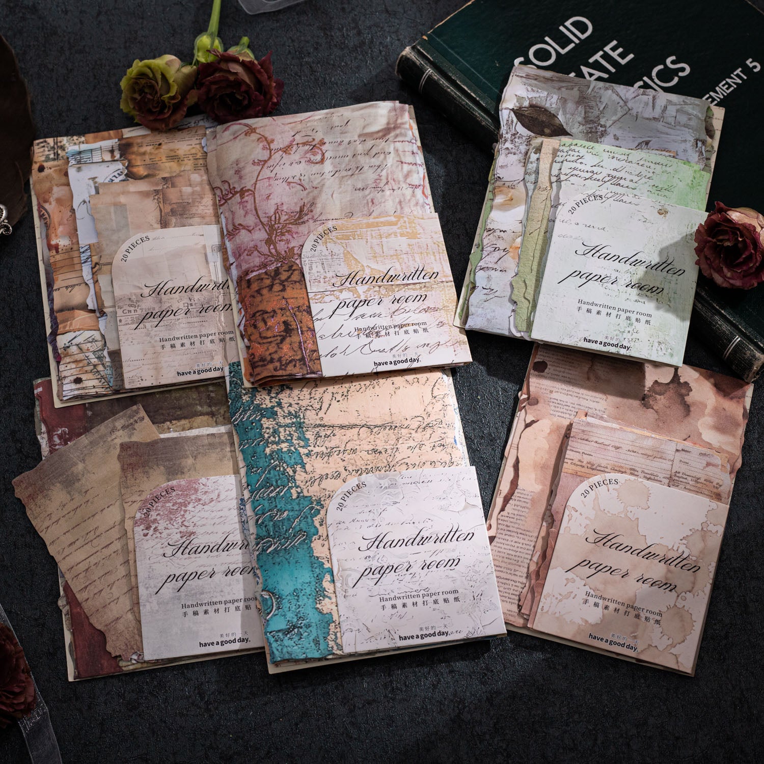 Handwritten Paper Room Washi Sticker