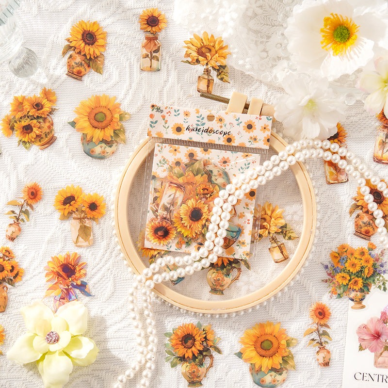 Kaleidoscope Series Flower Sticker