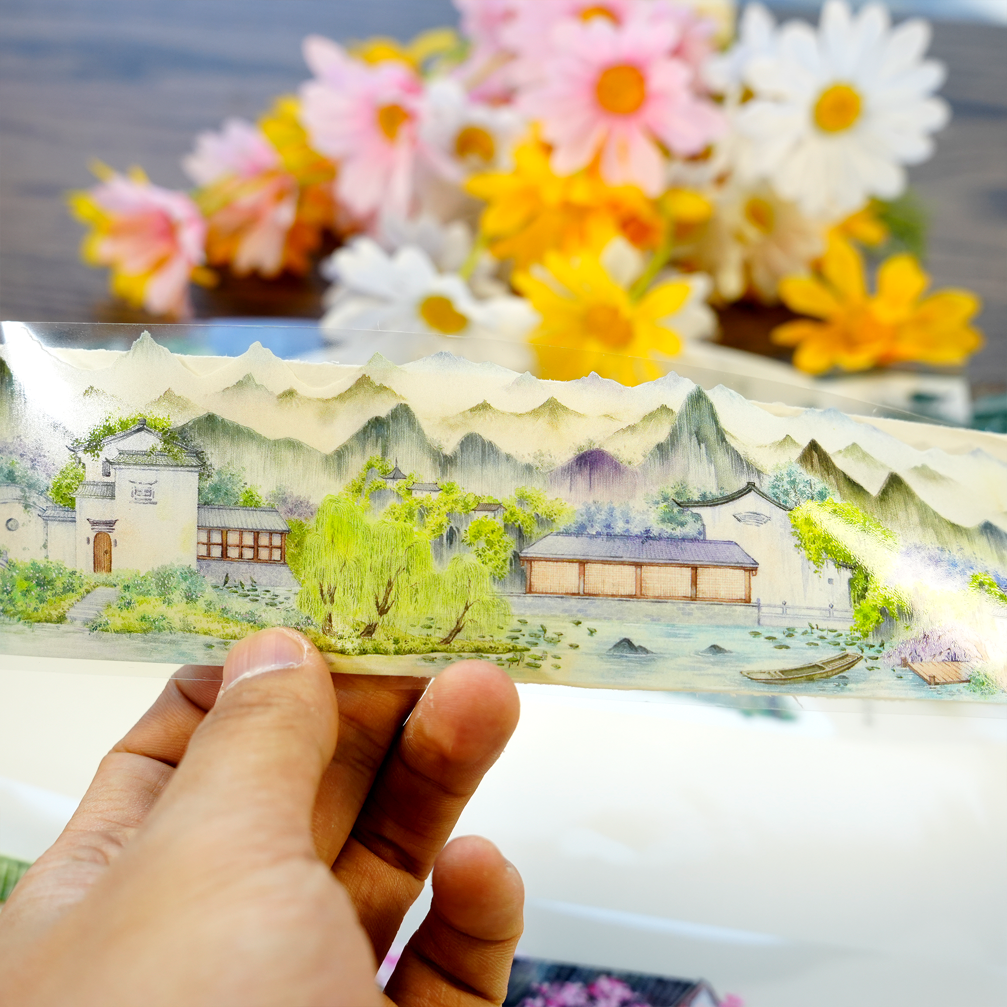 【ZERO】Ancient Chinese Figures & Construction Tape(42 Styles)(Whole Roll Tape)