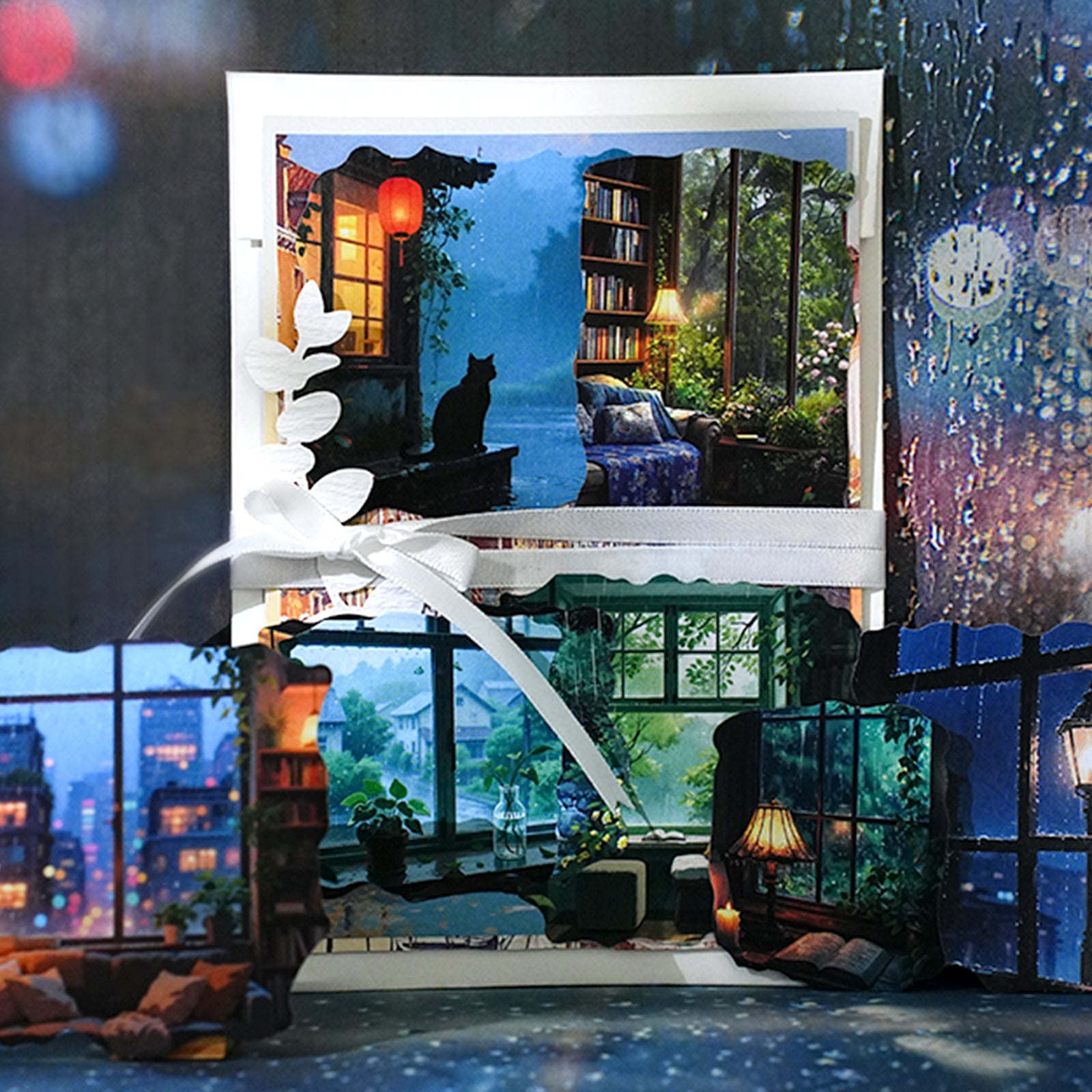 Rain Love Series PET Sticker