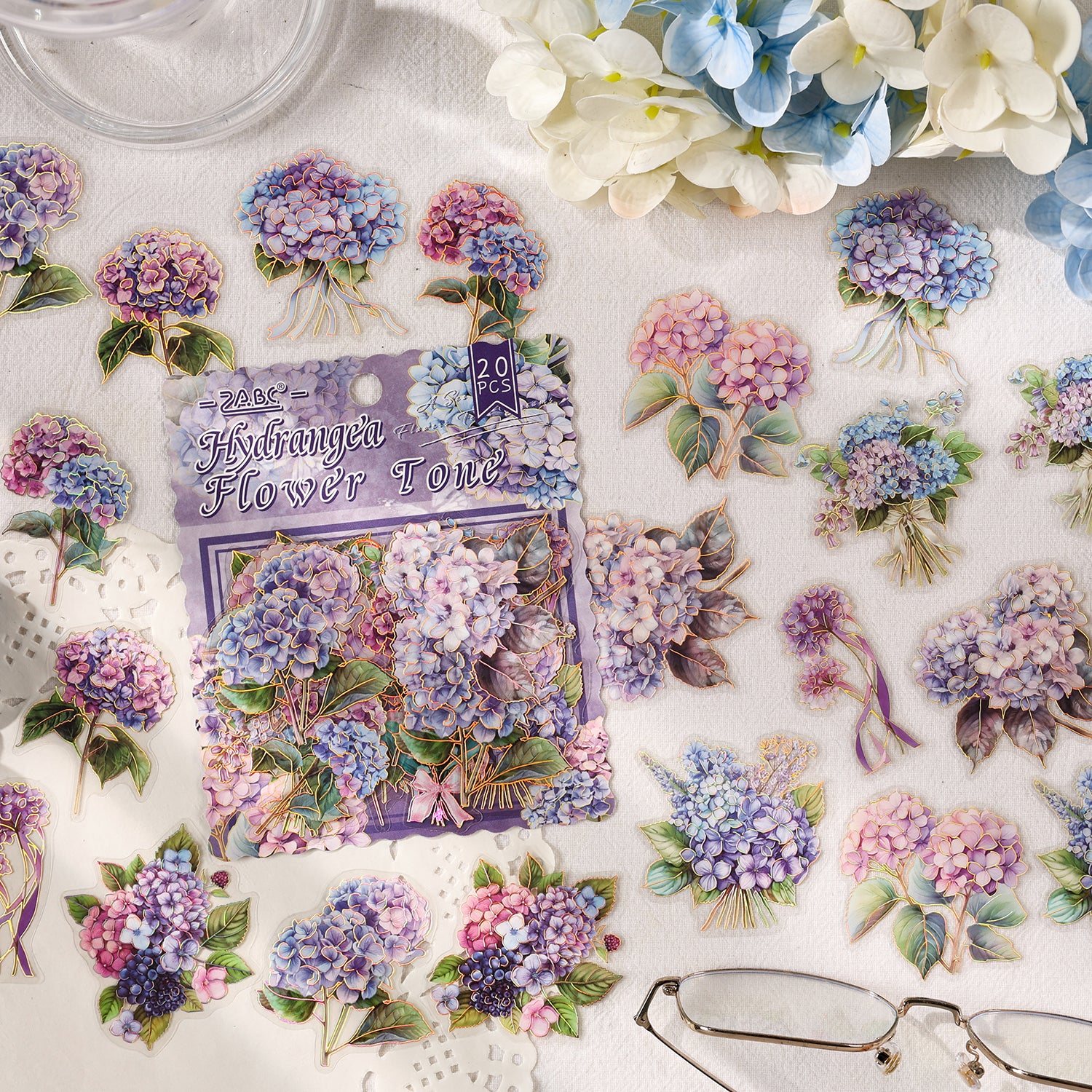 Dreamlike Sea of Flowers Sticker
