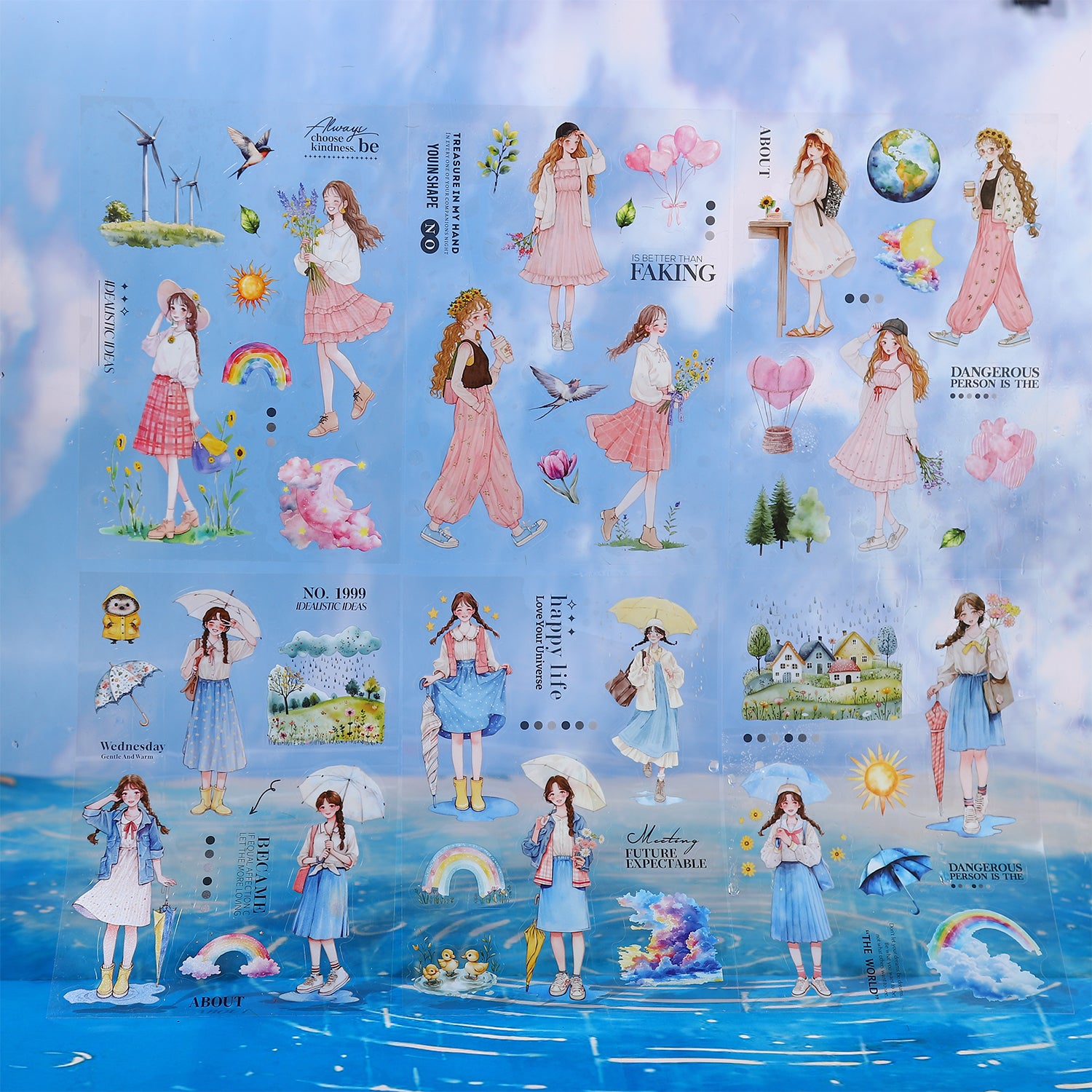 Weather Girl Sticker Books