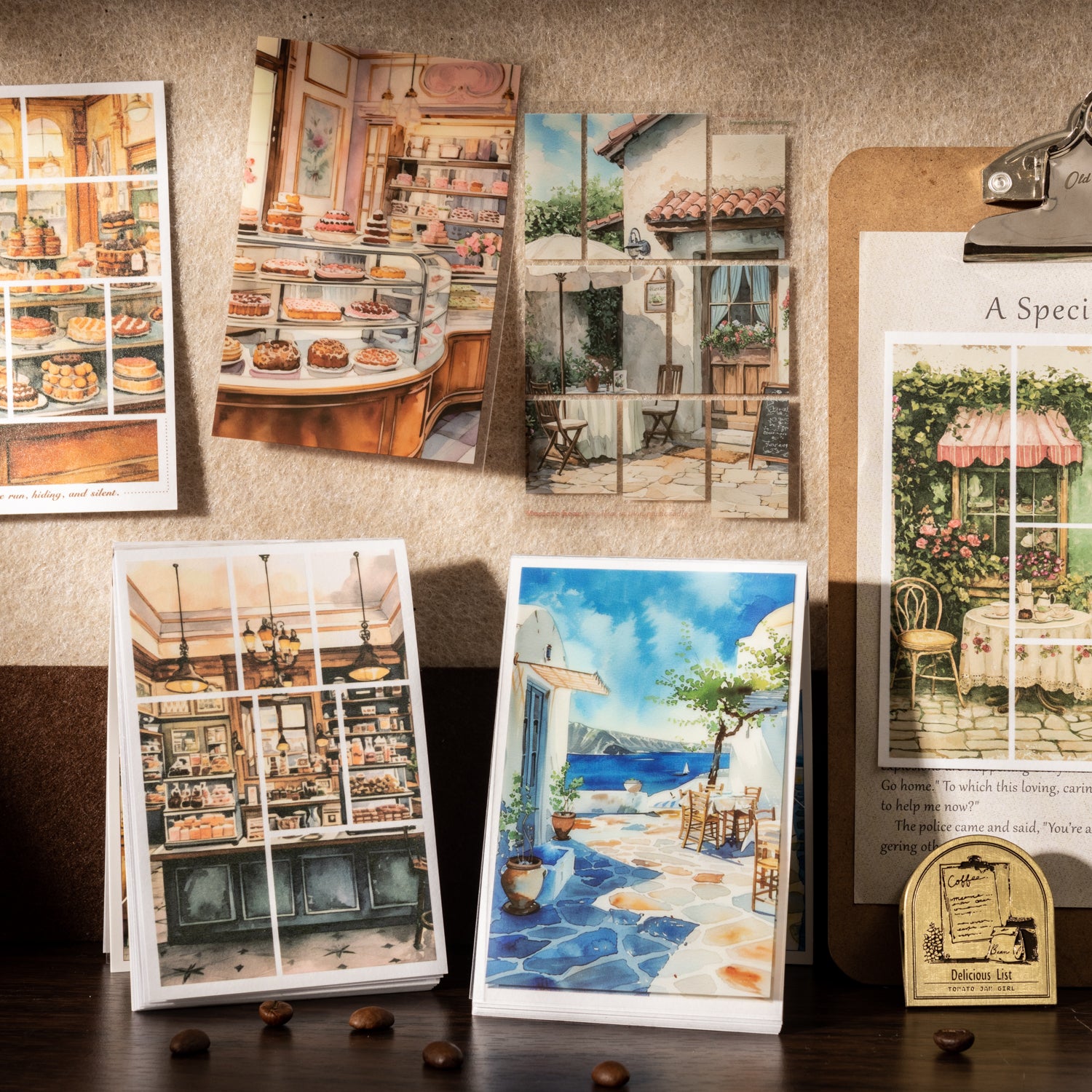 Go To a Coffee Place Sticker Book