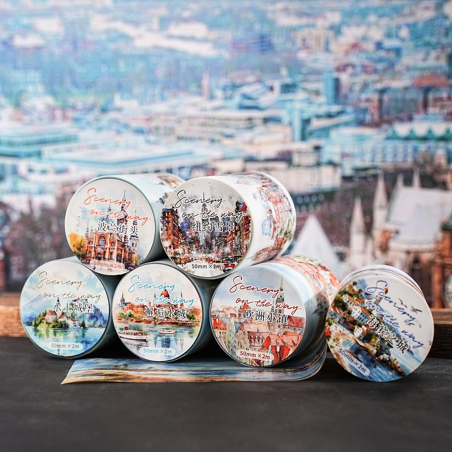 Scenery Along The Way PET Sticker