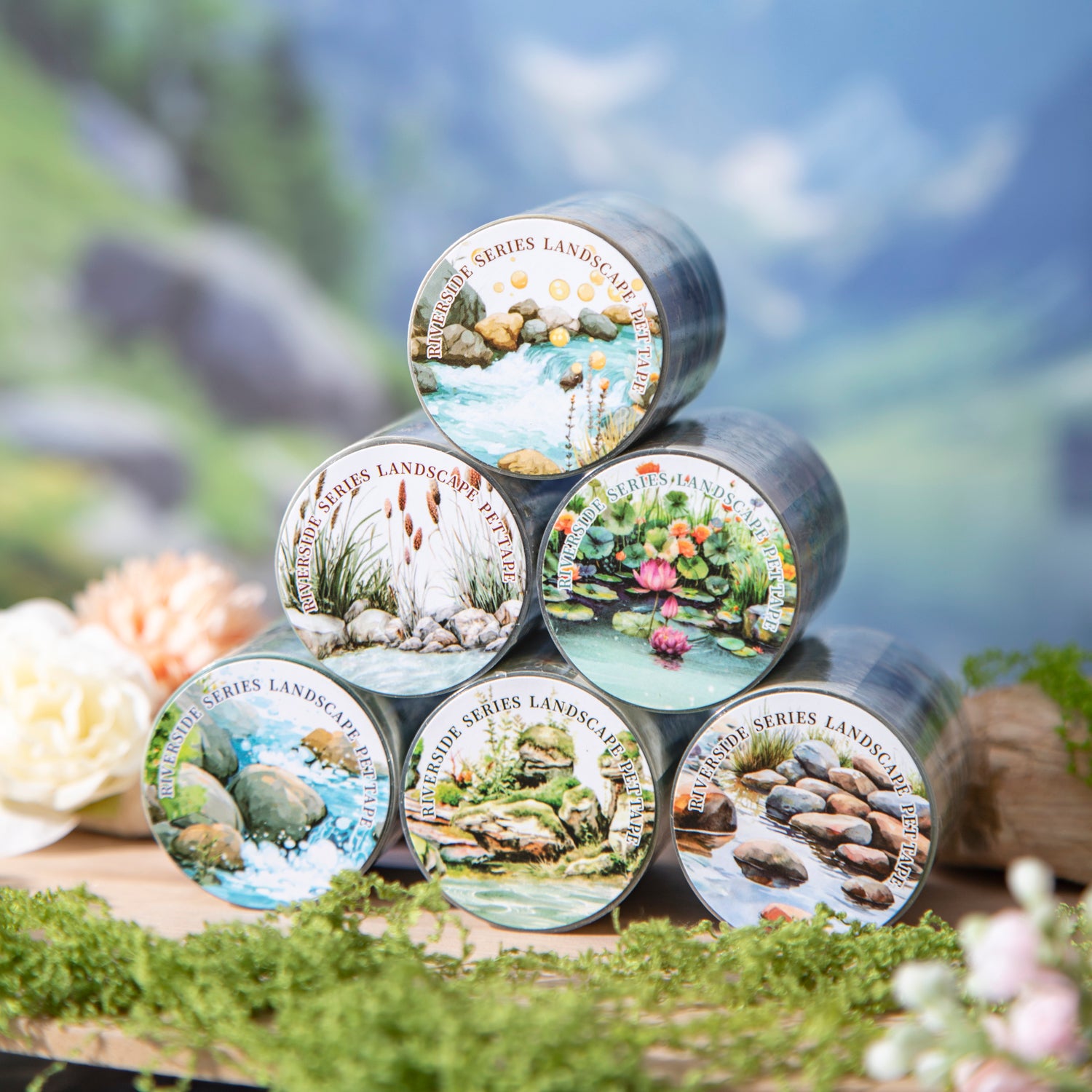 The banks of the Seine River PET Tape