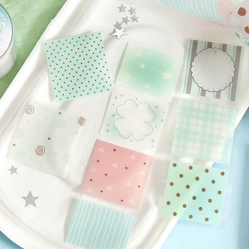 Cute Polka Dots Pre-cut Vellum Tape