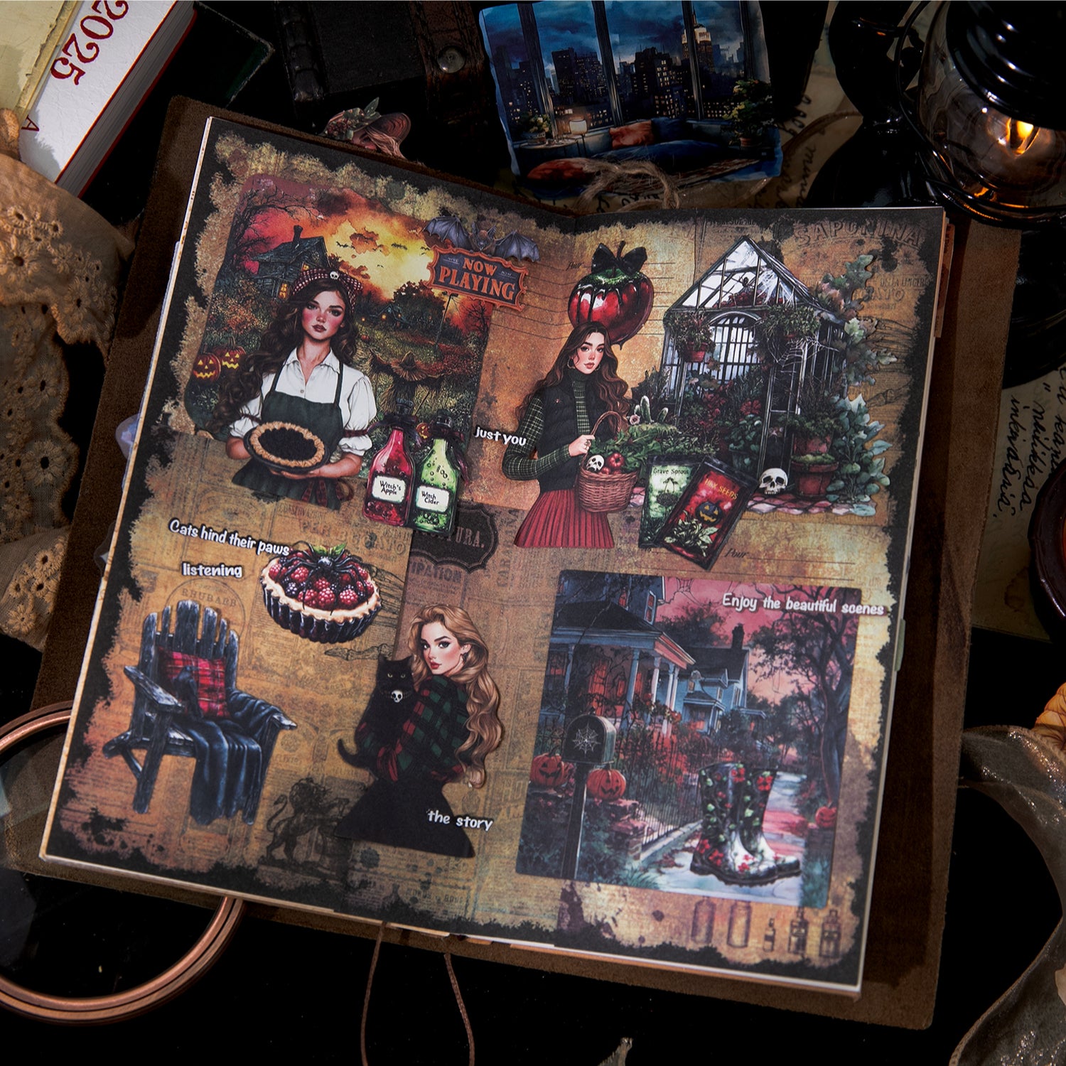 Halloween Surprise Paper Sticker