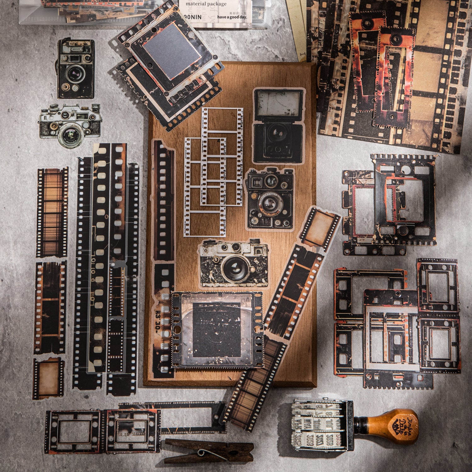 Time Collection Sticker and Paper