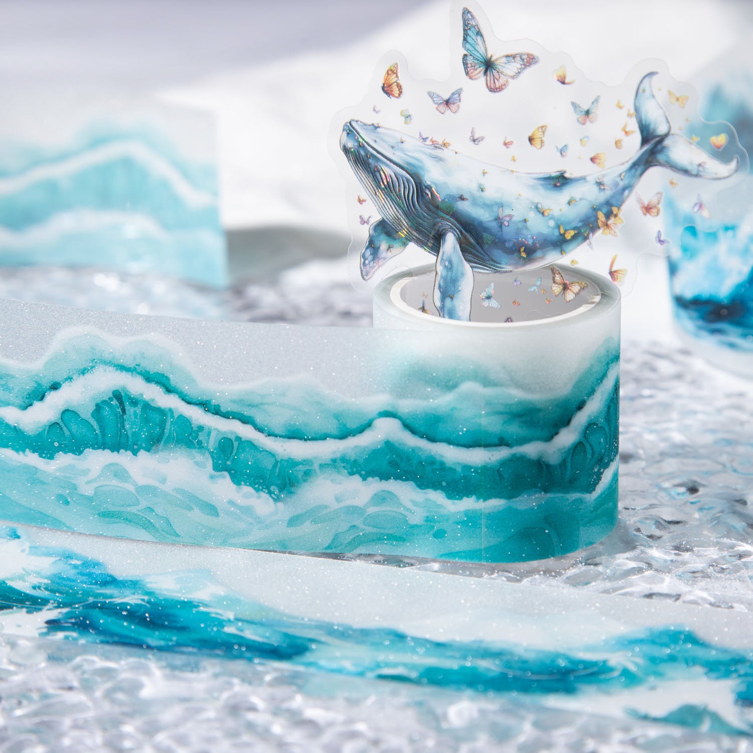 Wave flowers PET Tape