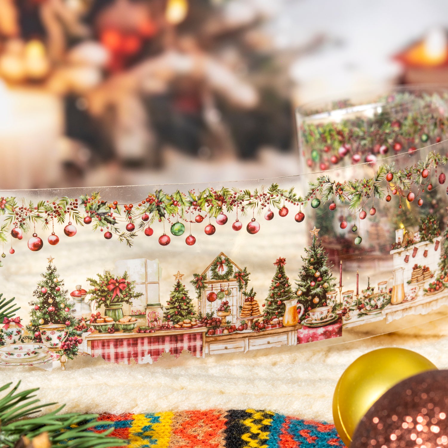 Christmas Day PET Tape