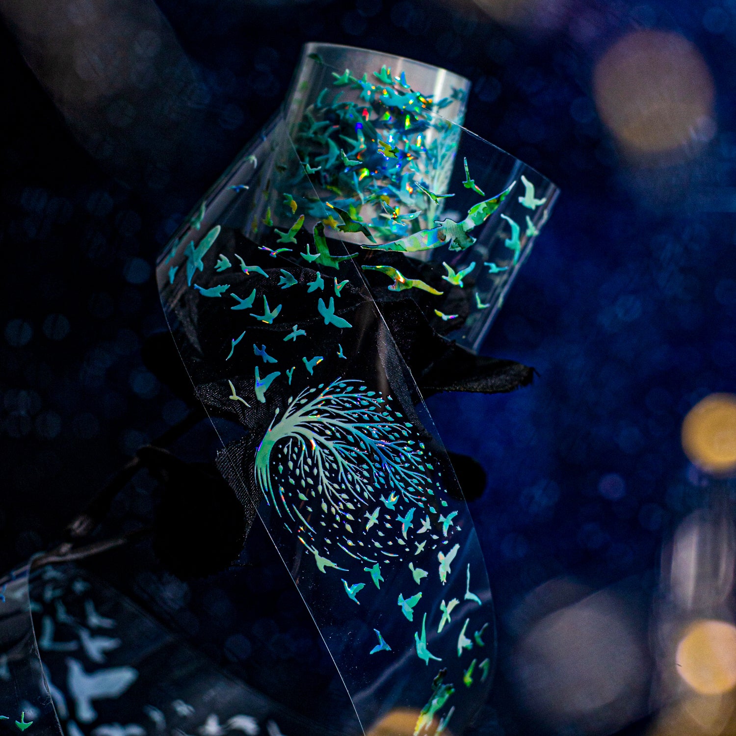 Flying Birds are Hazy PET Tape