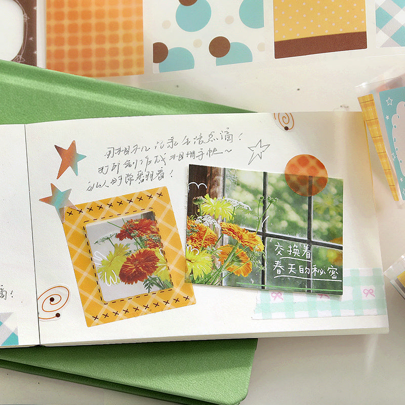 Cute Polka Dots Pre-cut Vellum Tape