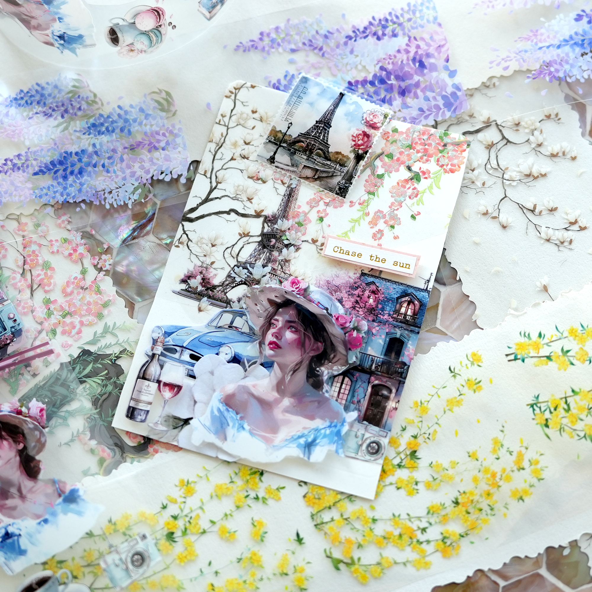 【ZERO】The branches of the Trees PET Tape(33 Styles)(Whole Roll Tape)