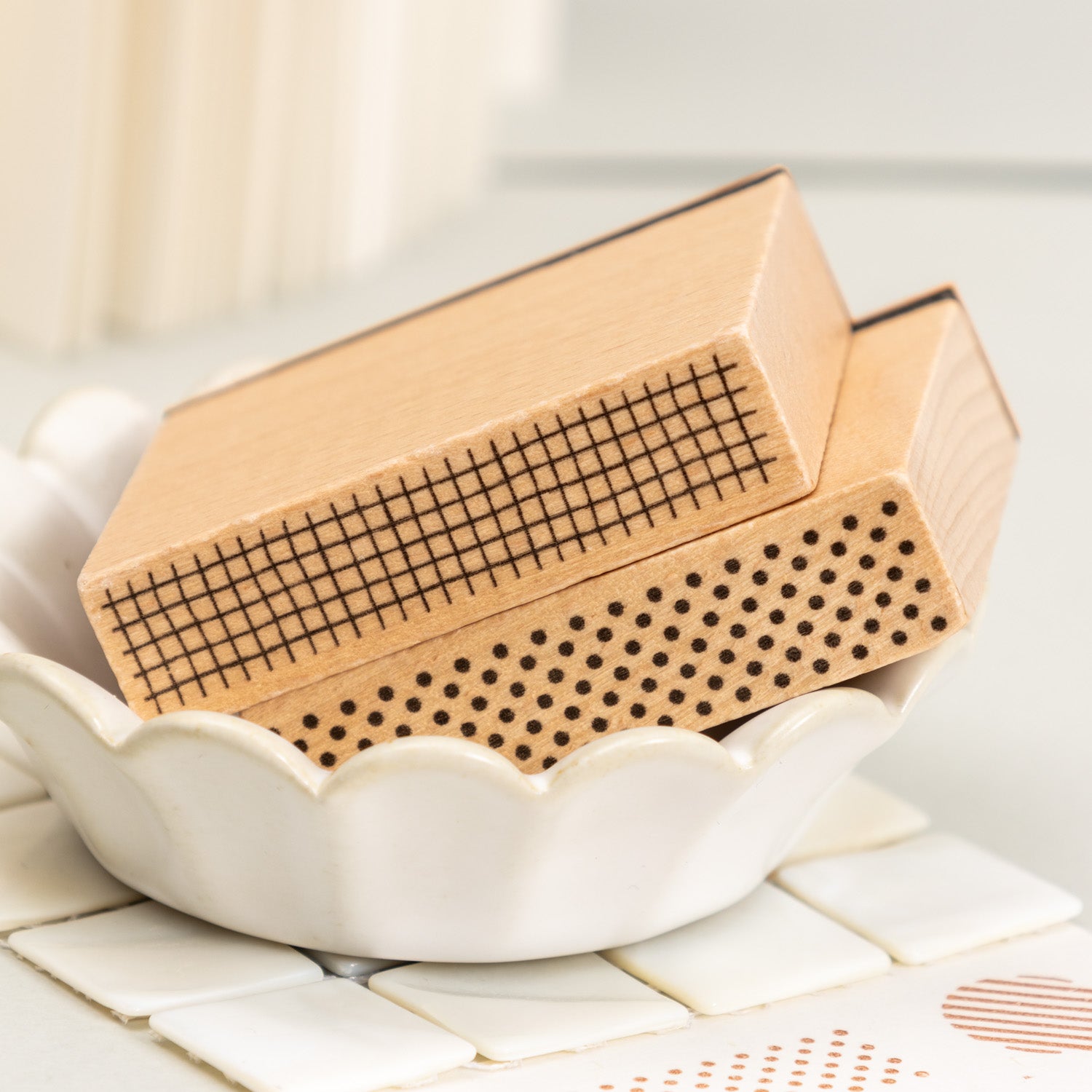 Basic Geometric Wooden Stamps