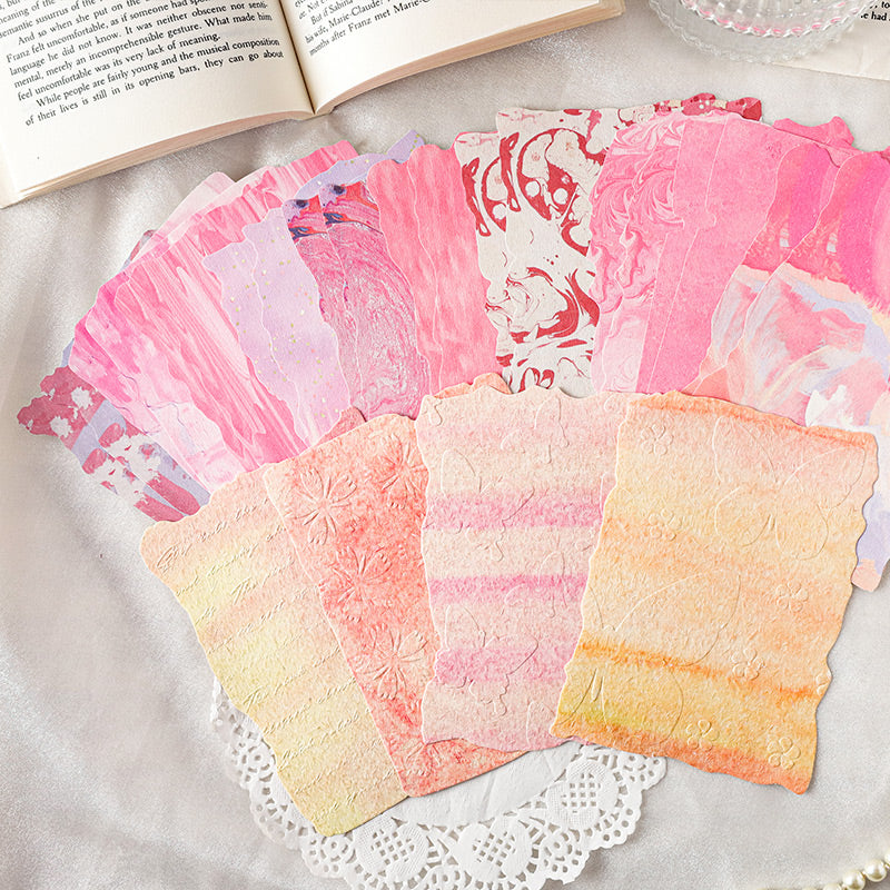 Embossed Printed Scrapbooking Paper