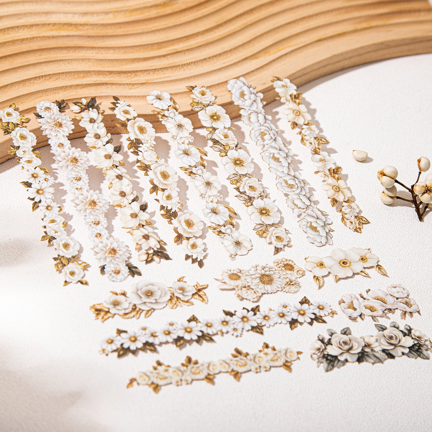 Flowing Flower Corridor Sticker