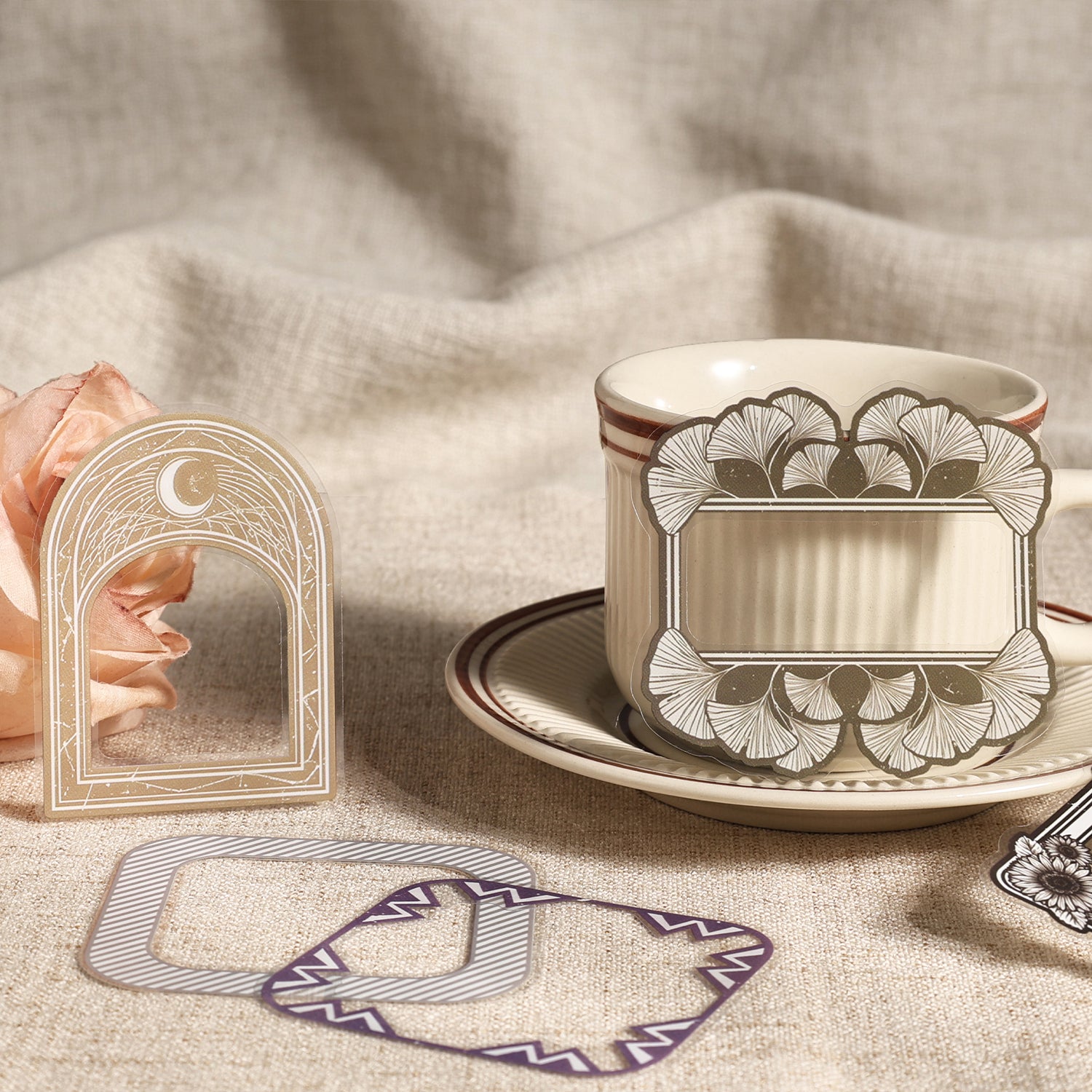 Lace Vintage Frame Sticker