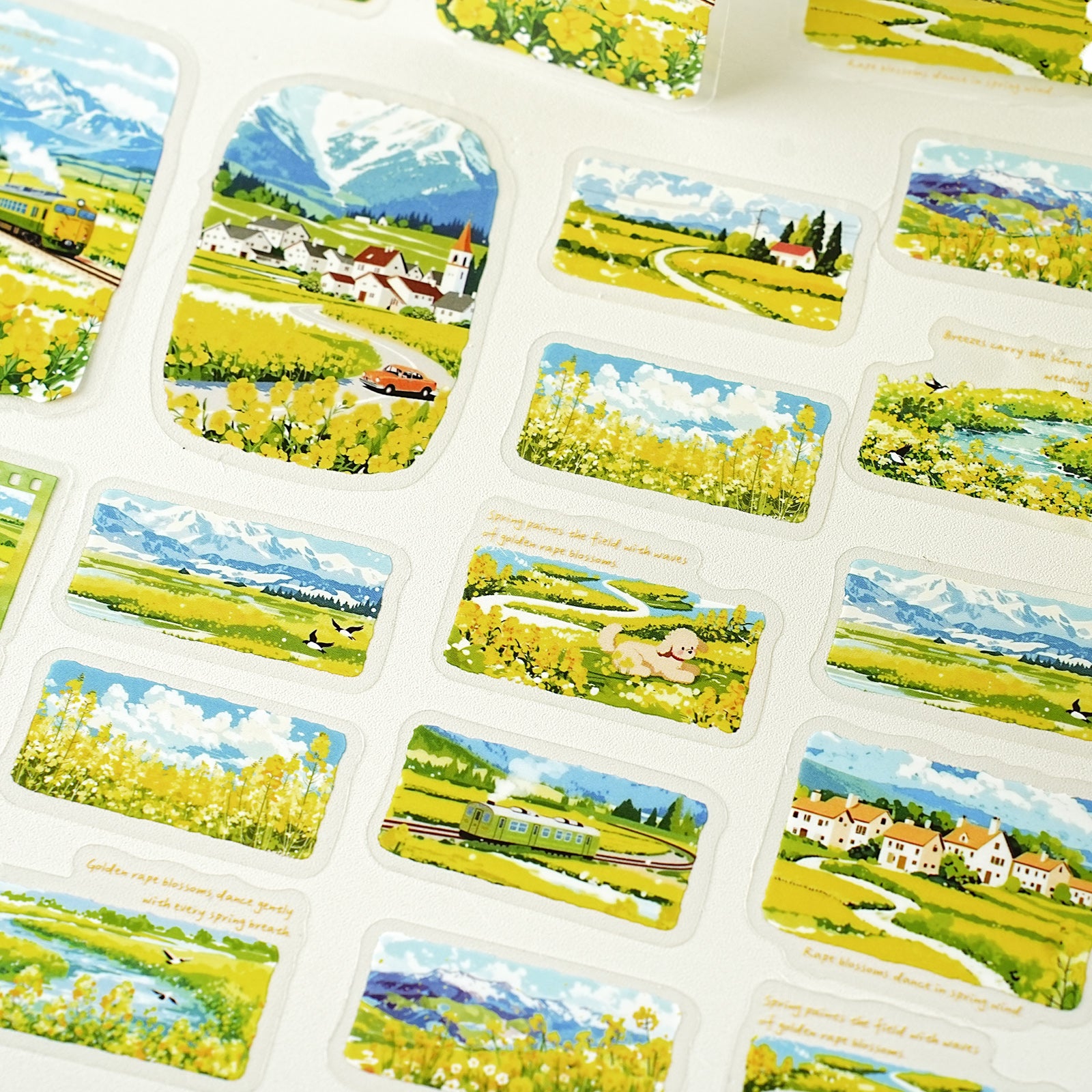Having Traversed Mountains and Rivers PET Sticker for journaling and scrapbooking