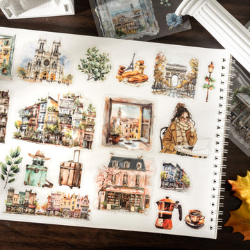 Go to Paris Pre-cut Sticker Book