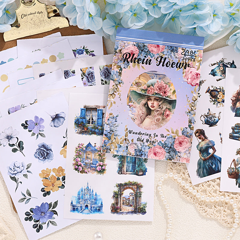 Vintage Girls Sticker Book