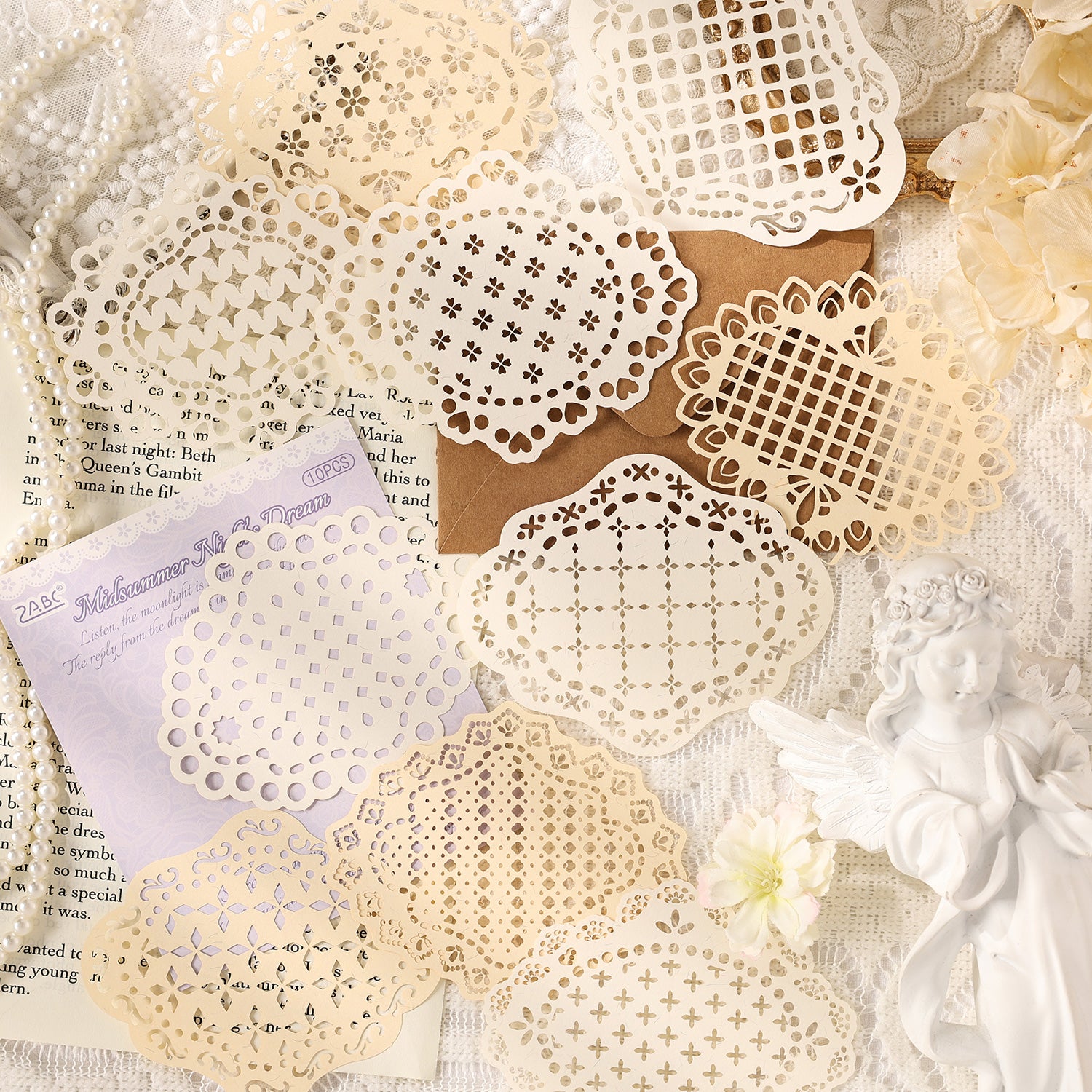 Lace Cut-outs Scrapbooking Paper