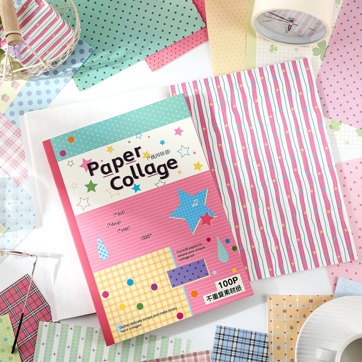 Secrets Among Papers Scrapbooking Paper Book
