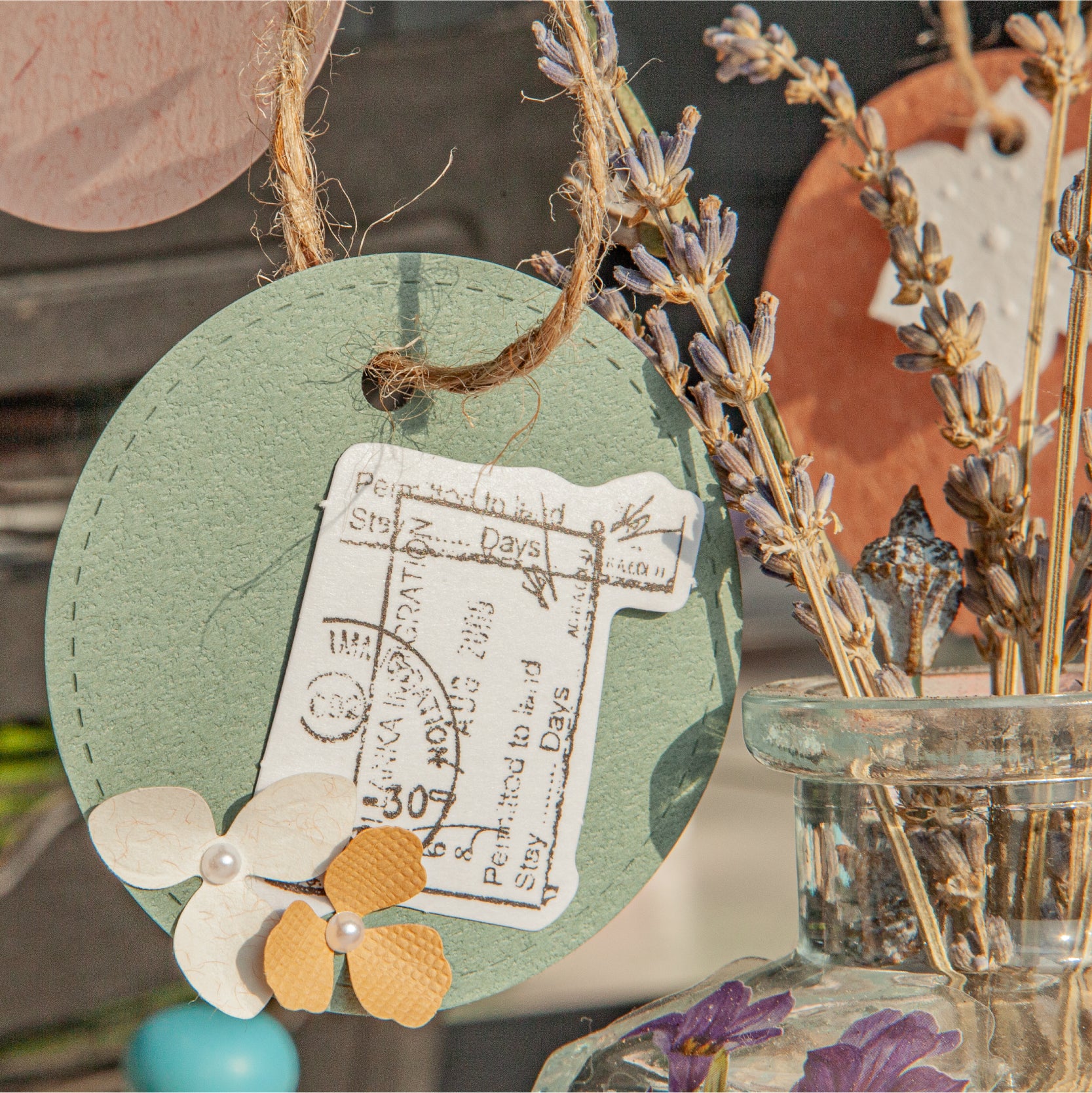 Poetic Series Scrapbook Paper of Different Materials