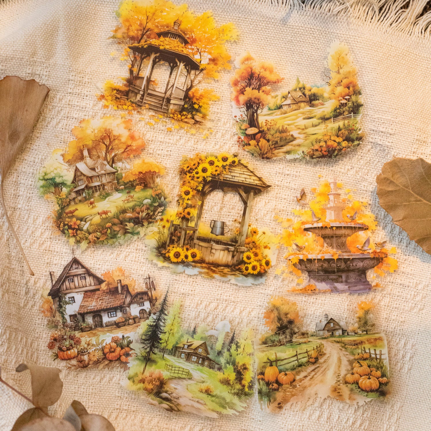 Autumn landscape PET Sticker