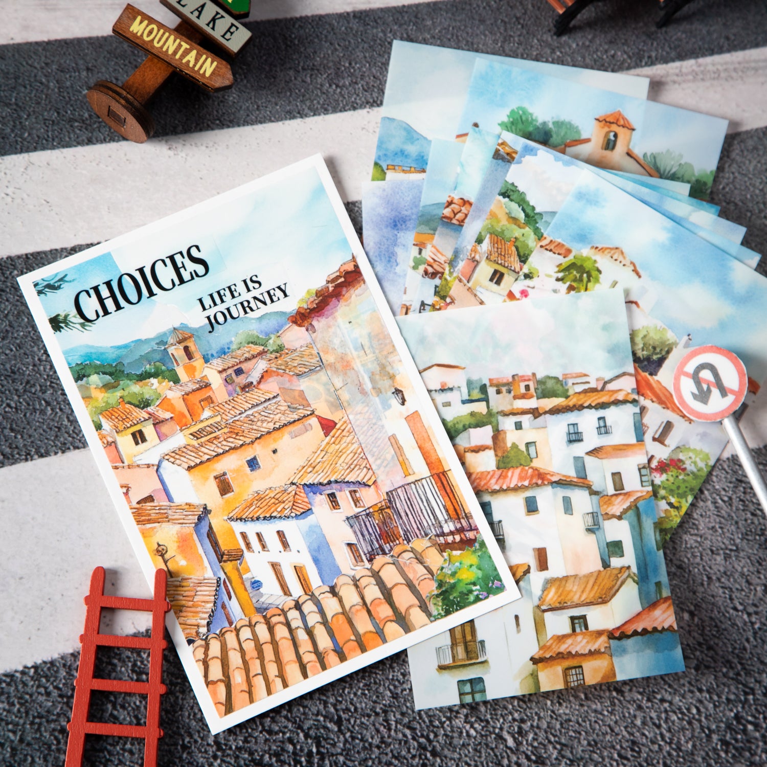 Circumnavigation Background PET Sticker