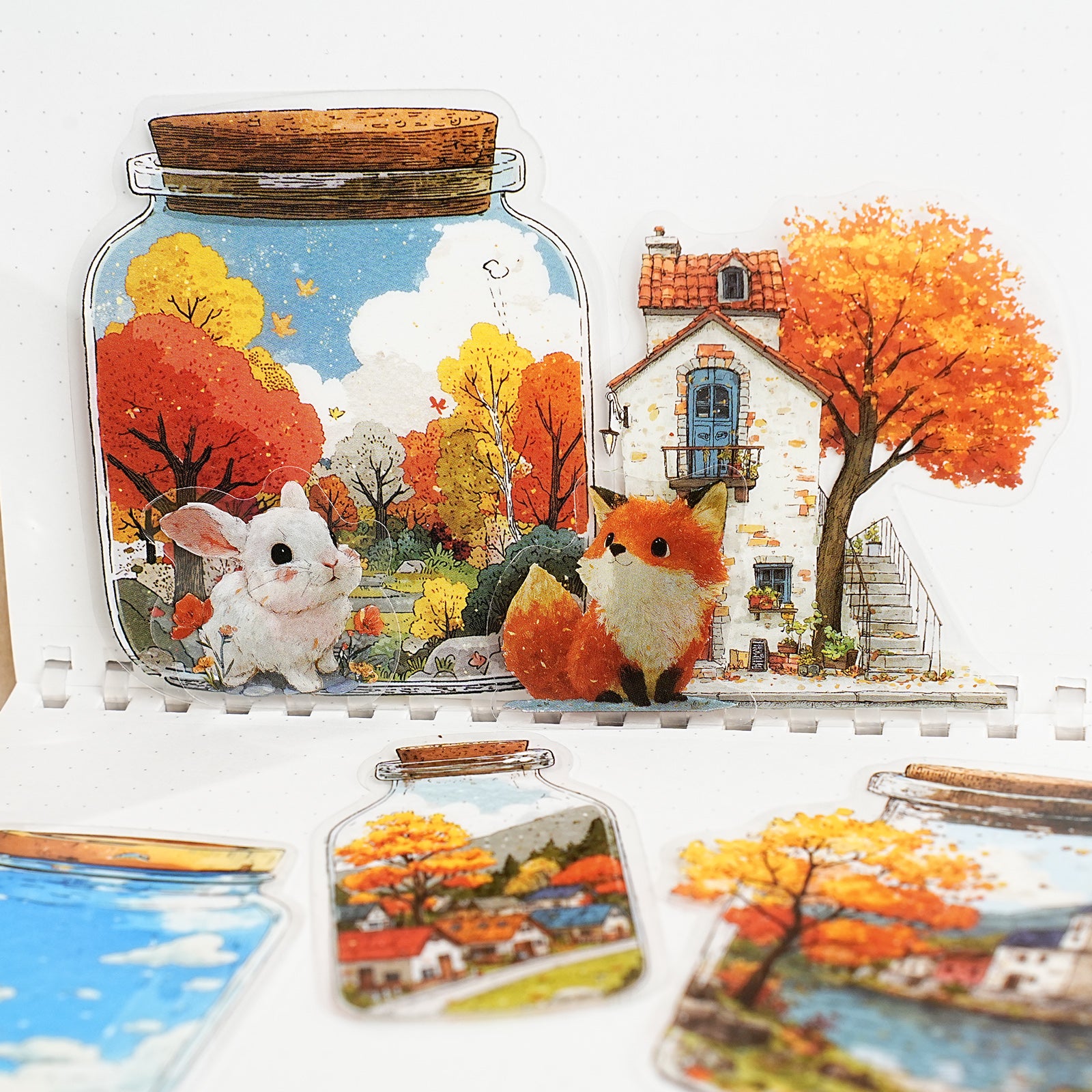 World in a Bottle PET Sticker