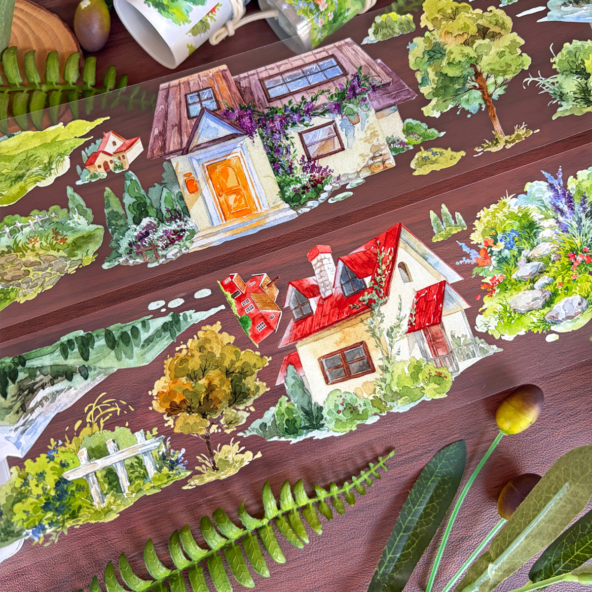 【NEW Stuido】Red House Valley Landscape PET Tape