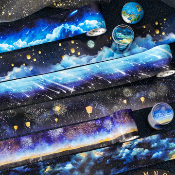 Look up at The Starry Sky Washi Tape