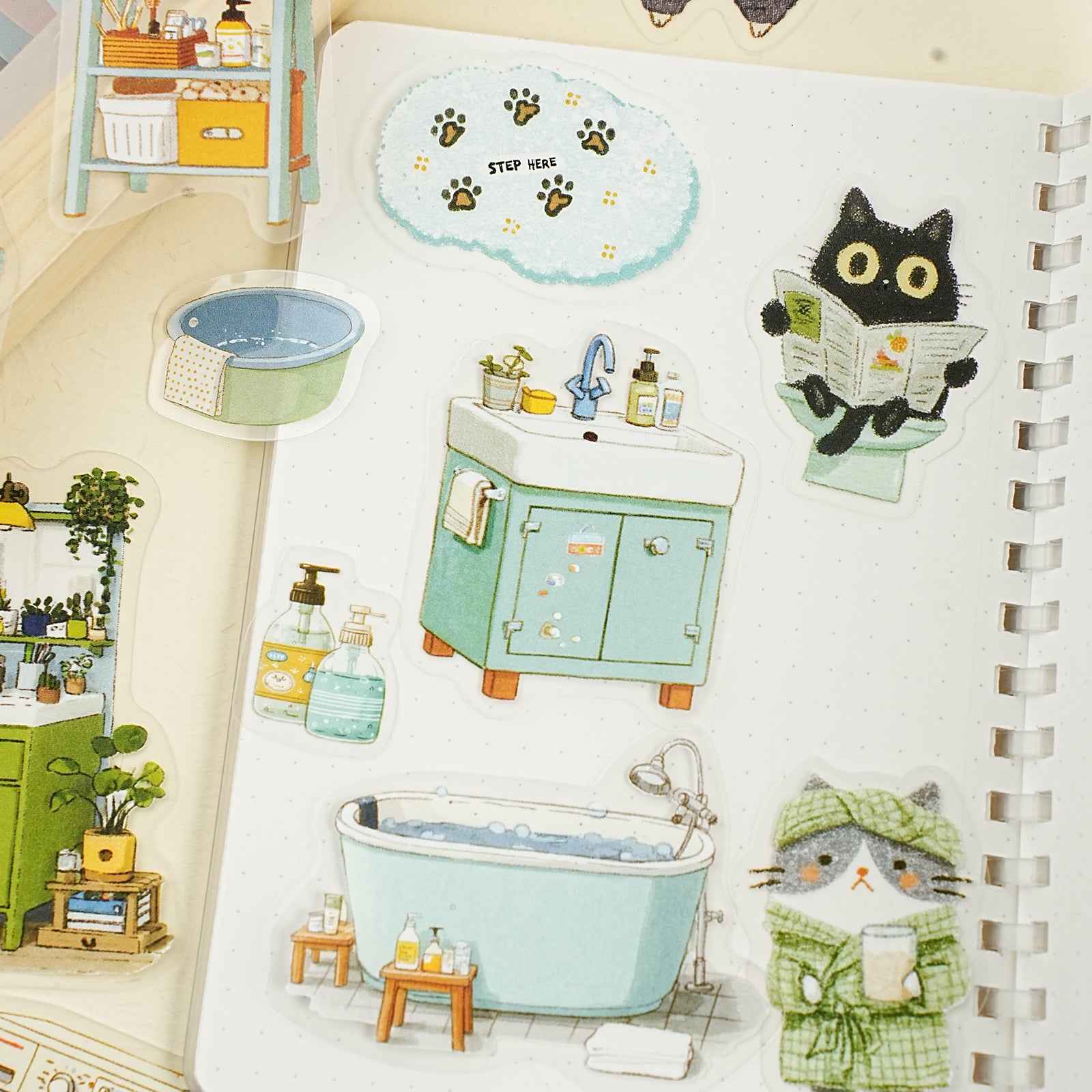 Whispers of the Home Sticker for journaling and scrapbooking