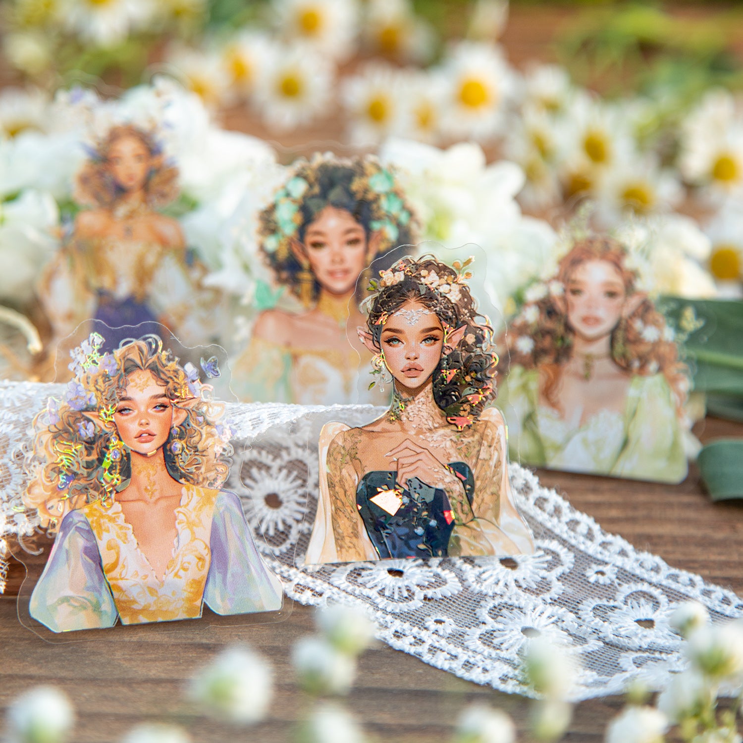 Messenger of Spring Flower PET Sticker