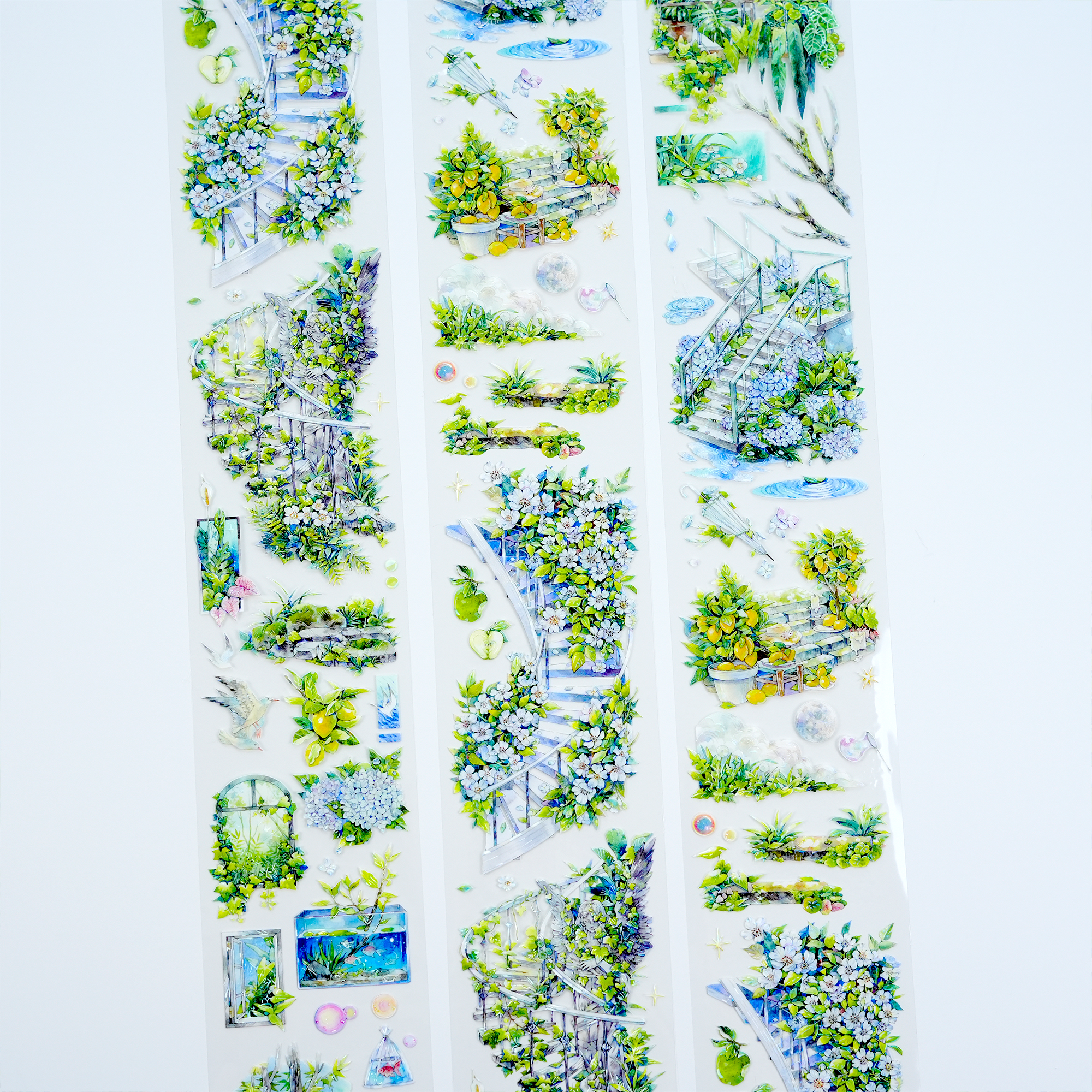 【OKTM】 Stairs in a dream PET Landscaping Tape