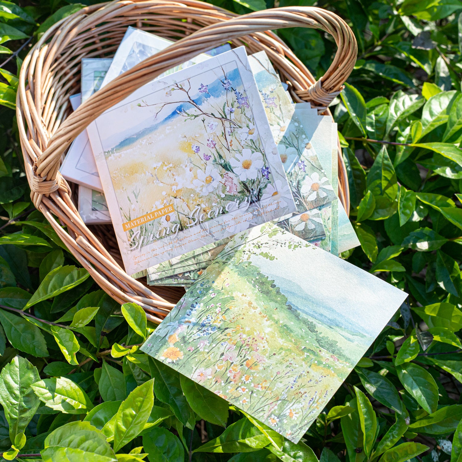 Spring Scenery Scrapbooking Paper