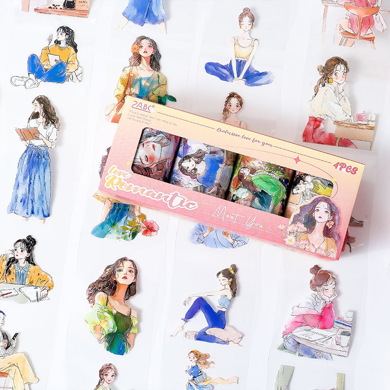 Gentle Years Series Girl Pre-cut PET Tape