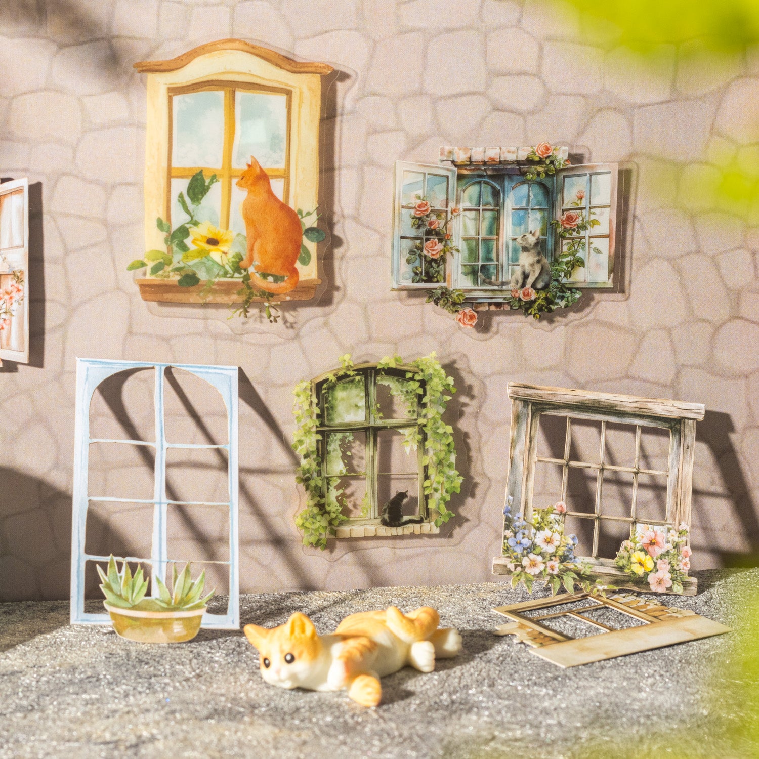 A dream outside the window PET Sticker