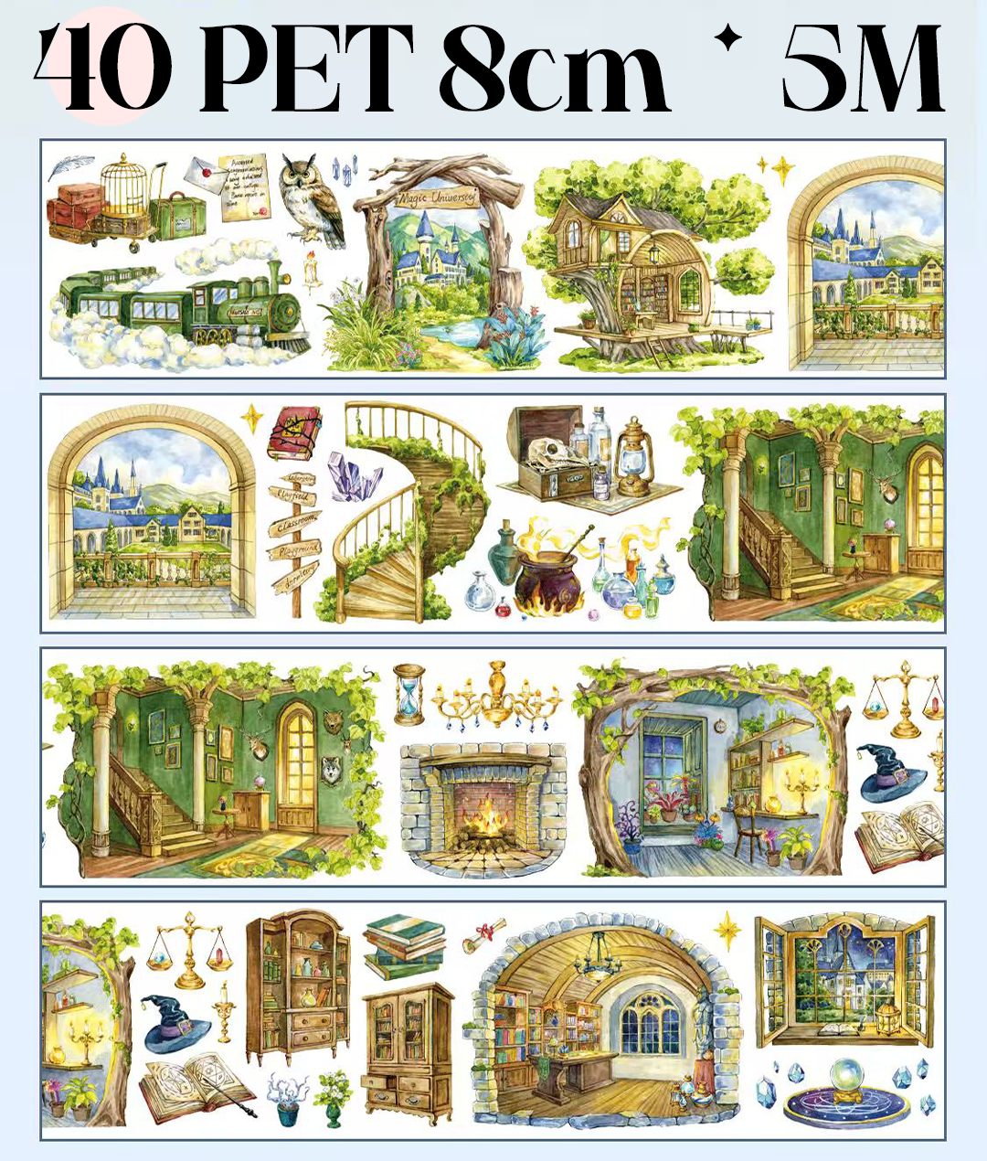 【XT】Nature/City/Fantasy Landscaping Tape (47 Styles)