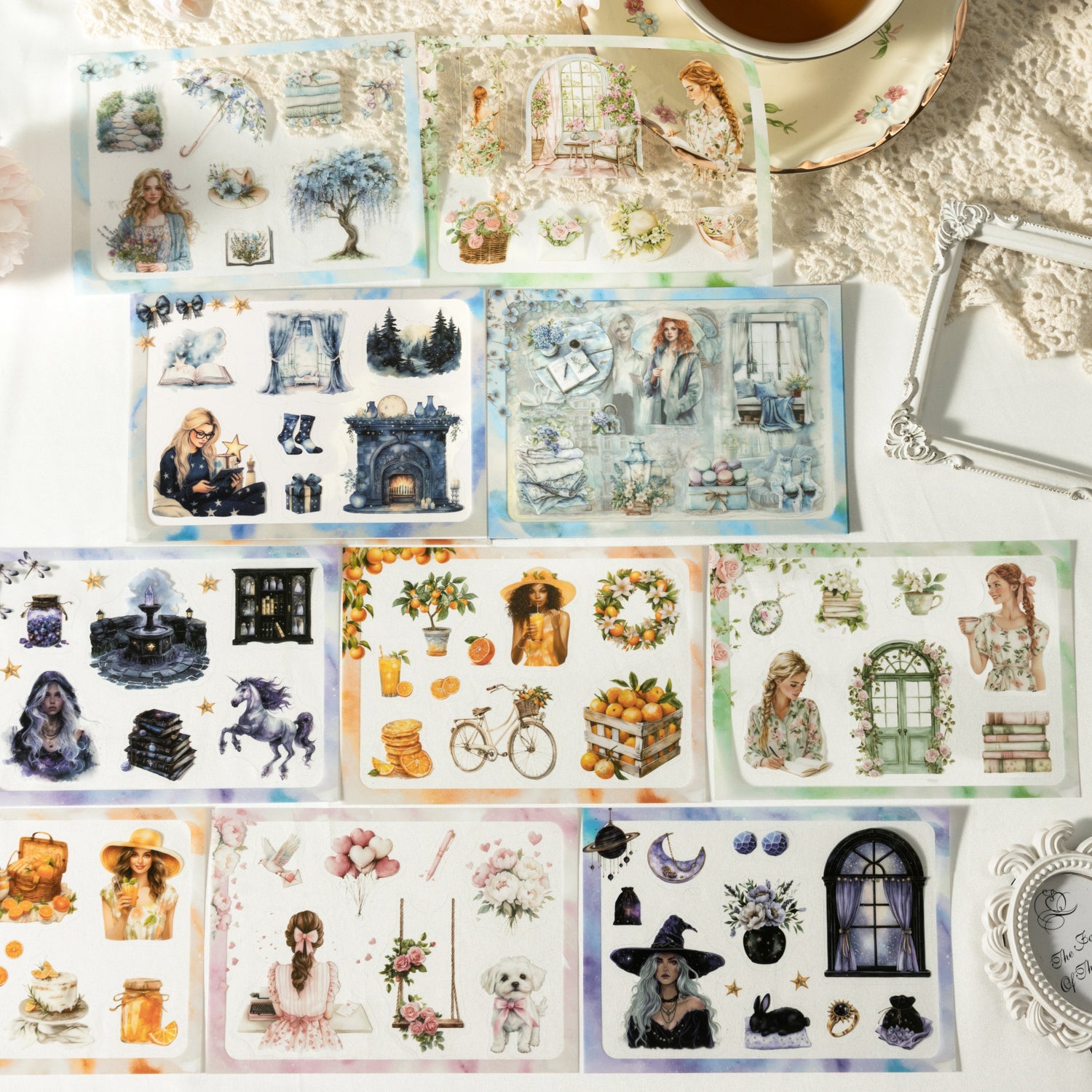 Manor Tour Sticker Book