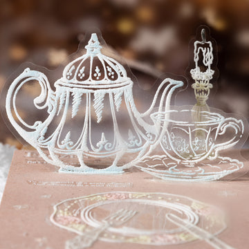 Snow-Creations series PET 3D foam stickers