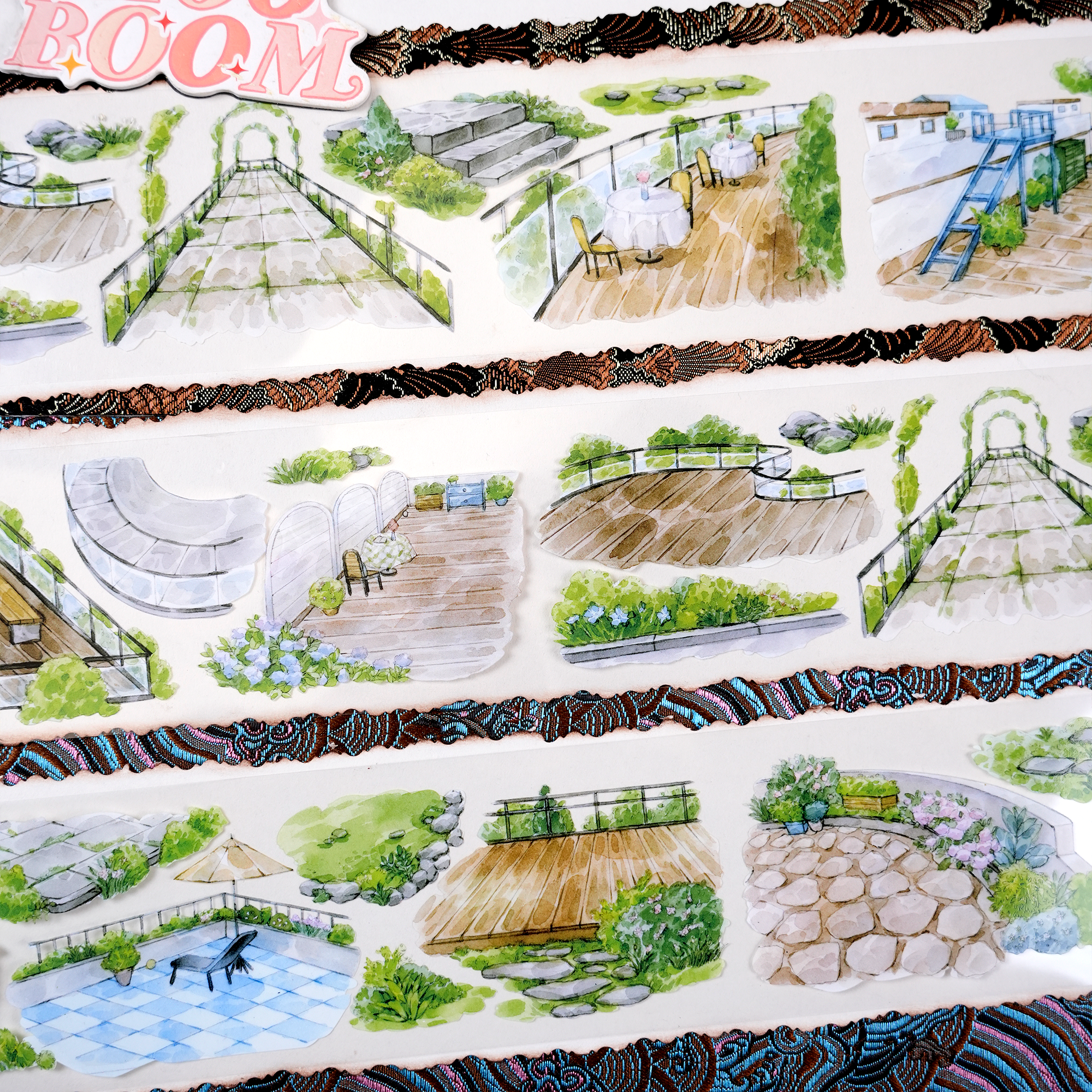 【MOOBOOM】Terrace Landscaping Tape