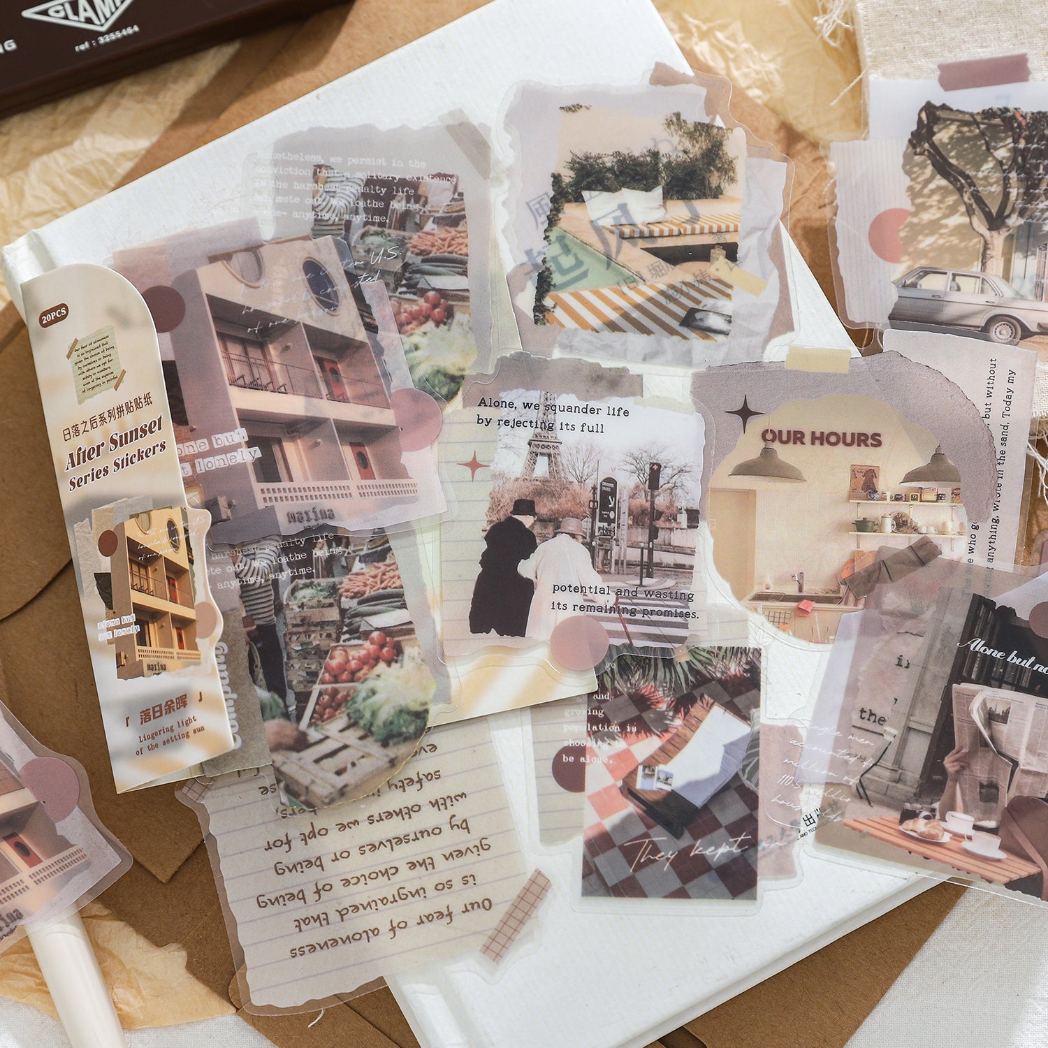 Sunset Afternoon PET Sticker