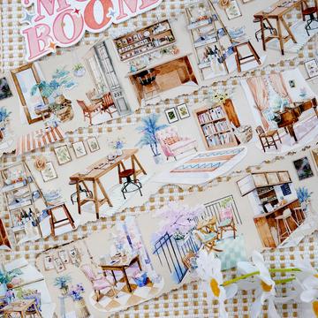 【Studio VI】Coffee Shop Interior Design Landscaping PET Tape